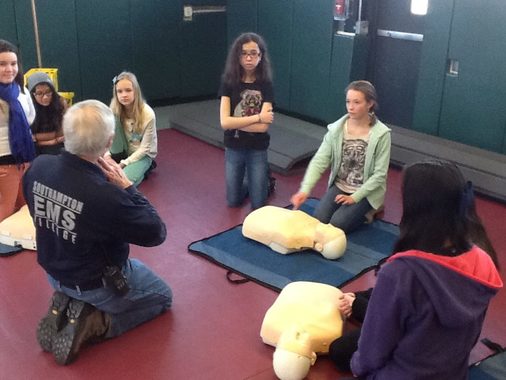 CPR Training at Local School